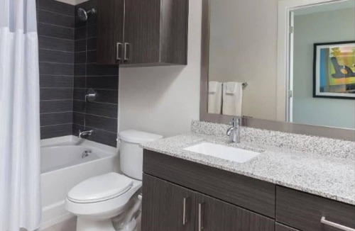 Civic District Condo | Studio unit/Austin - Full Kitchen, W/D, Rooftop Pool, & More!