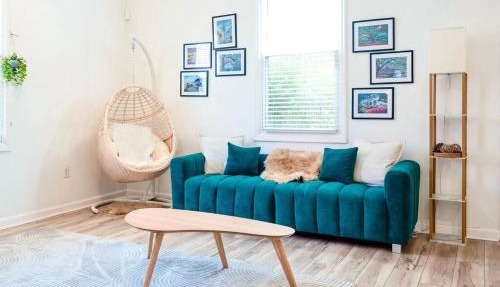 2BR Boho Chic Duplex, Savannah - Near Tybee Island! in Savannah