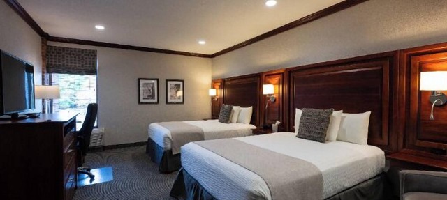 Executive Double Queen Room with Modern Amenities & Breakfast in Hillsdale