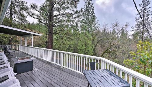 Forest-View Deck + Fire Pits: Pine Grove Retreat! in Jackson