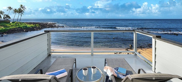 Hale Ohe | Historic Beachfront Home with A/C + Baby Beach in Koloa