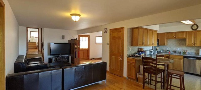 lakefront home in Fox Lake