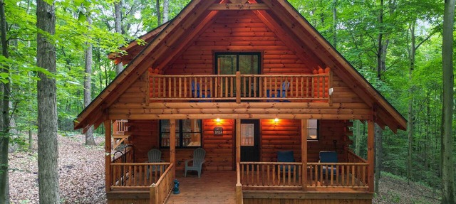 NEW Log Home-Hocking Hills-Near Town & Caves in Logan