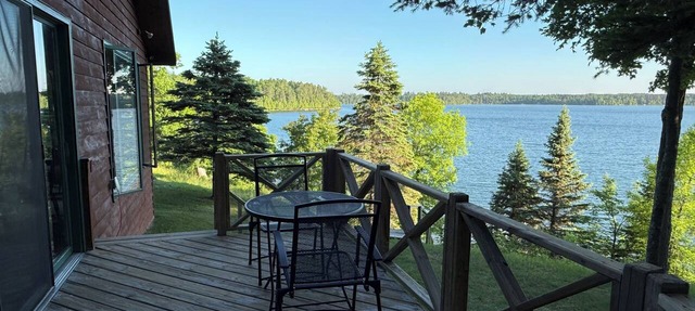 Private, serene lakefront property w/beautiful views, clear water on 2.5 acres! in Hackensack