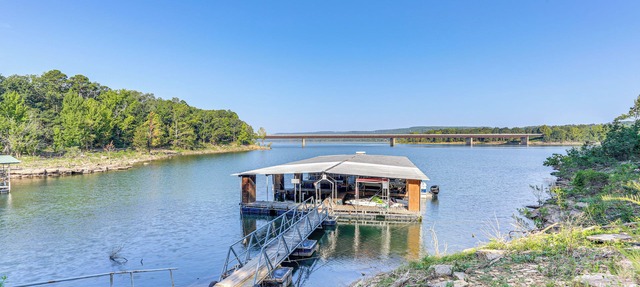 Shared Dock & Yard: Greers Ferry Lake Home! in Greers Ferry