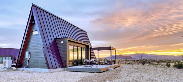 Stardust Big Bend Luxury A-Frame#6 with great view in Terlingua
