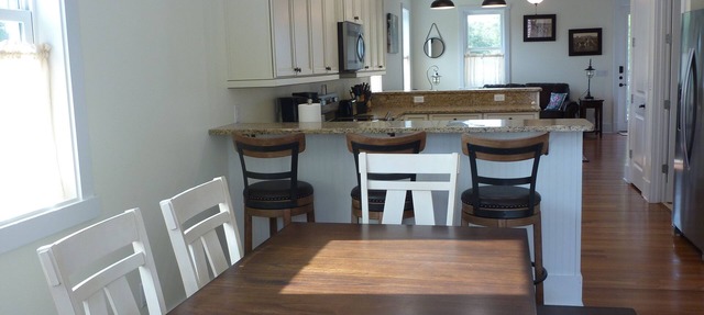 Stargazer - Steinhatchee Landings, Sleeps 10 Cottage is directly behind the pool in Steinhatchee