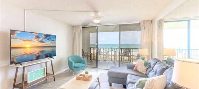 Top Floor direct view | Gorgeous Sunny Oasis on the Beach! in Cape Canaveral
