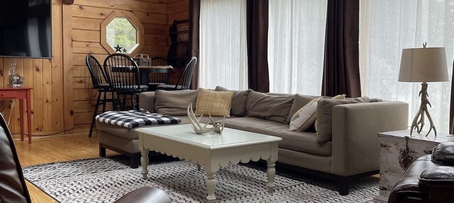 Secluded Log Cabin Escape on Private Pond & Acres in Oxford