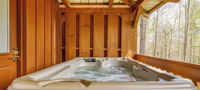 Hot Tub❅Gas Fireplace❅King Bed❅Secluded❅Community Pool❅Cozy - BEARADISE in Townsend